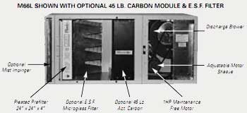 M66R&L Media Air Cleaner Specs