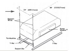 X-11Q Commercial Indoor Air Cleaner Diagram