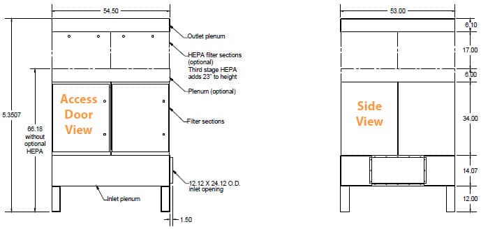 M466O dimensions