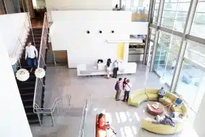 entrance area of facility