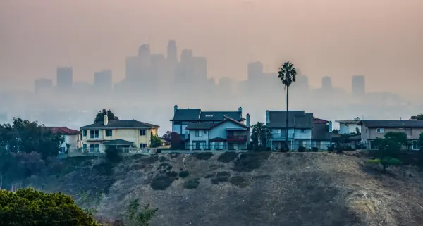 Los Angeles during Woolsy fires